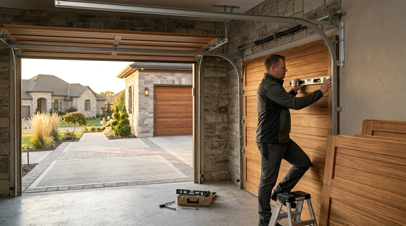 Garage door work by Redmond Garage Door Pros in Redmond, WA
