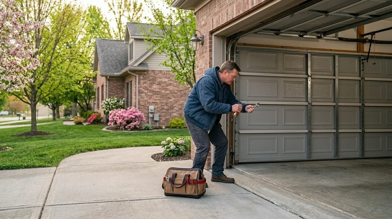 Garage door work by Redmond Garage Door Pros in Redmond, WA