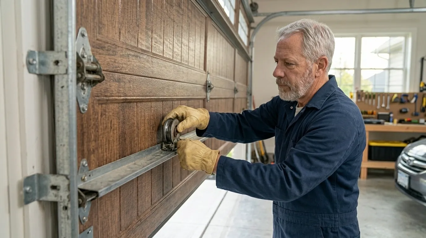 Garage door work by Redmond Garage Door Pros in Redmond, WA