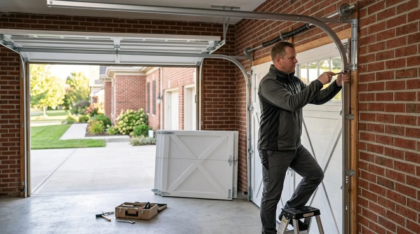 Garage door work by Redmond Garage Door Pros in Redmond, WA