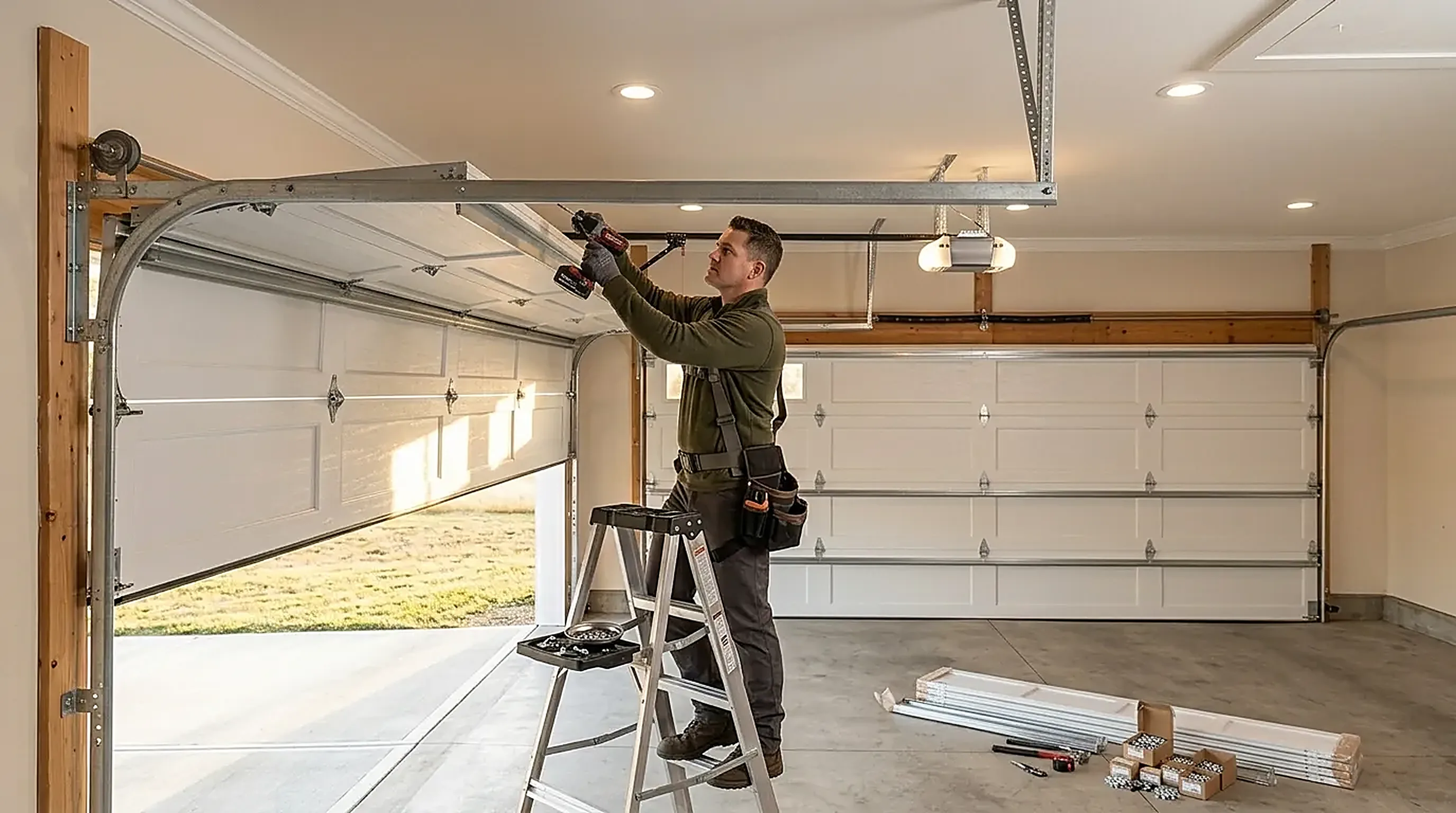 Garage door service in Redmond, WA