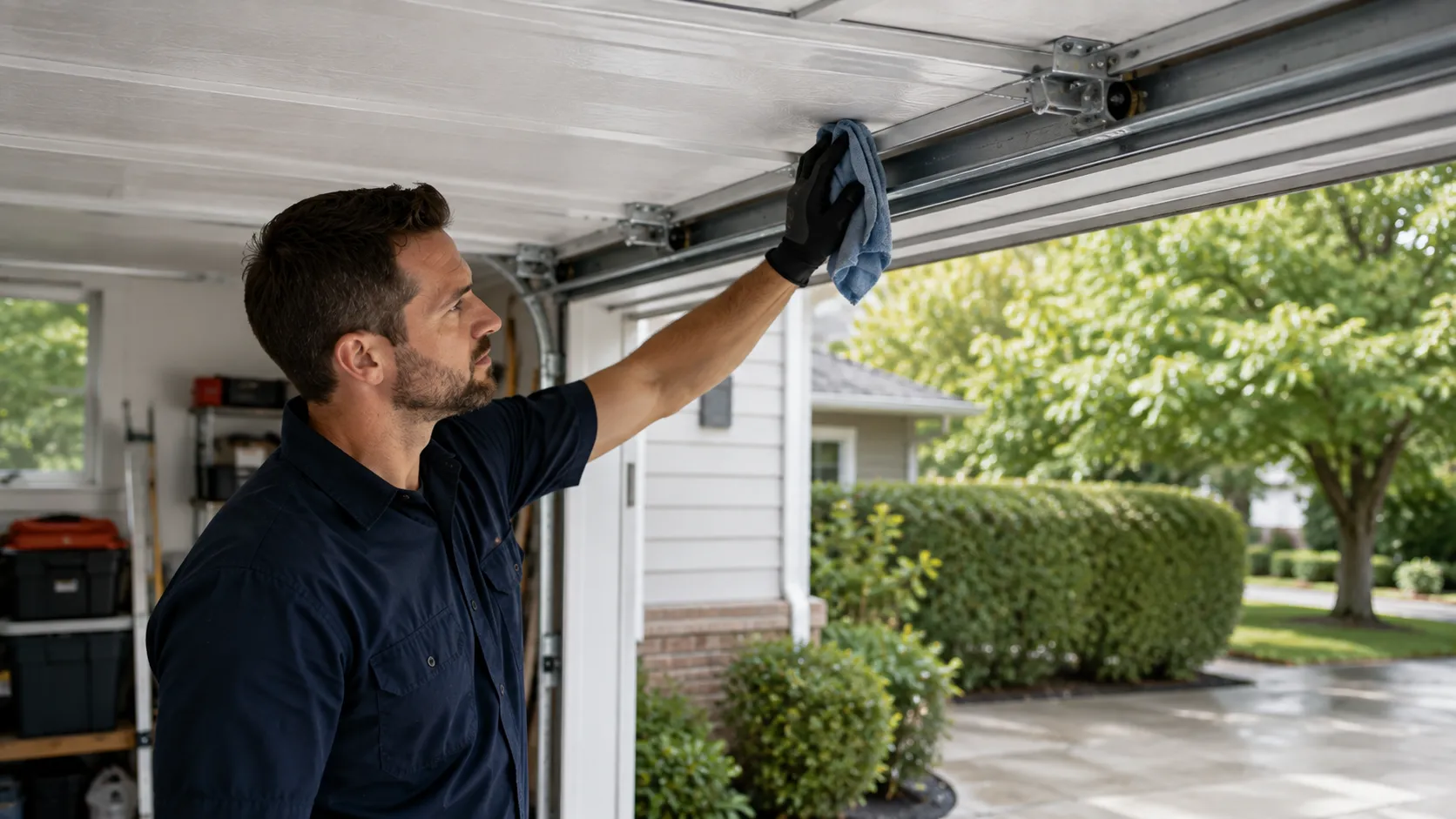Garage door service in Redmond, WA
