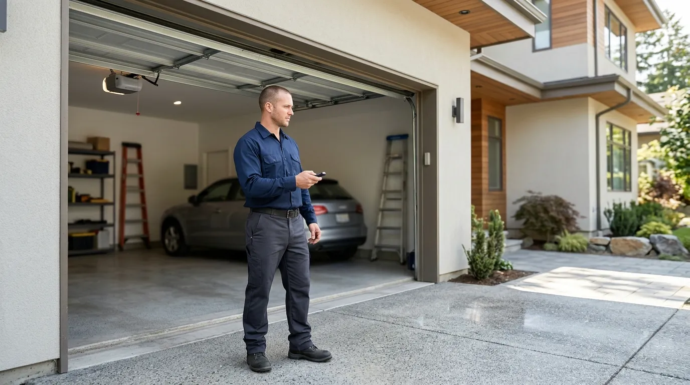 Garage door service in Redmond, WA
