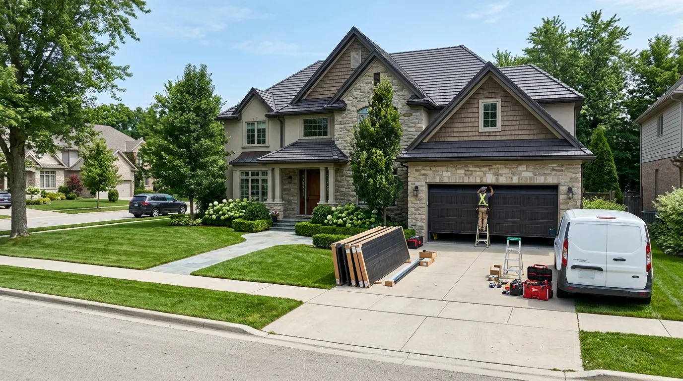 Garage door service in Redmond, WA