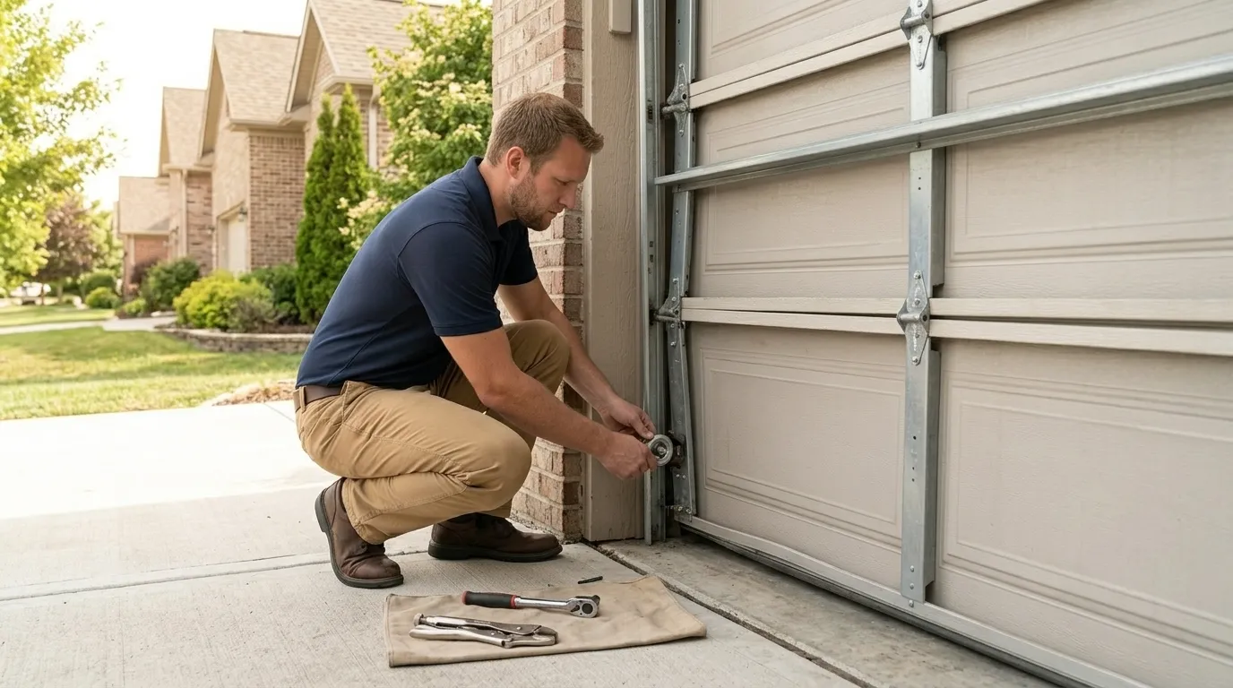 Garage door service in Redmond, WA