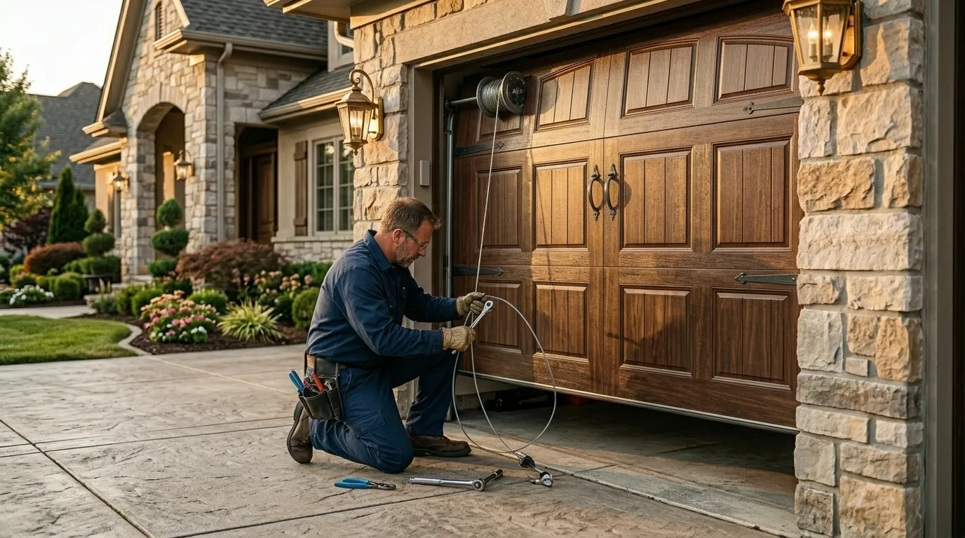 Garage door service in Redmond, WA