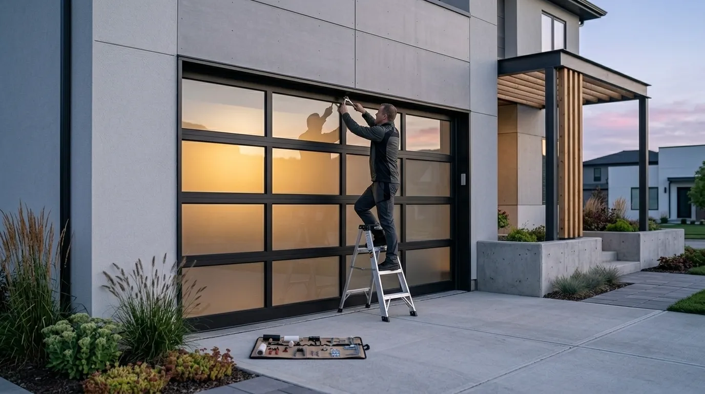 Garage door service in Redmond, WA