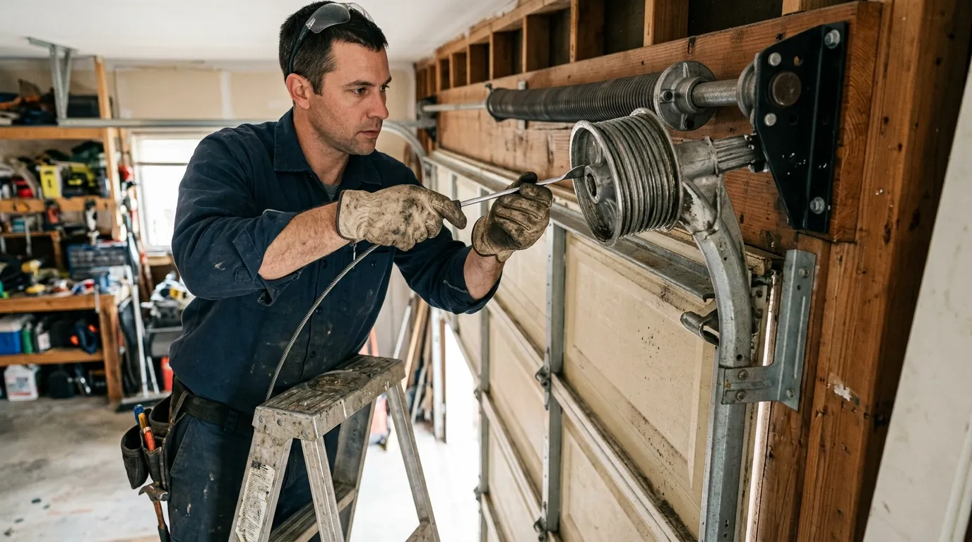 Garage door service in Redmond, WA