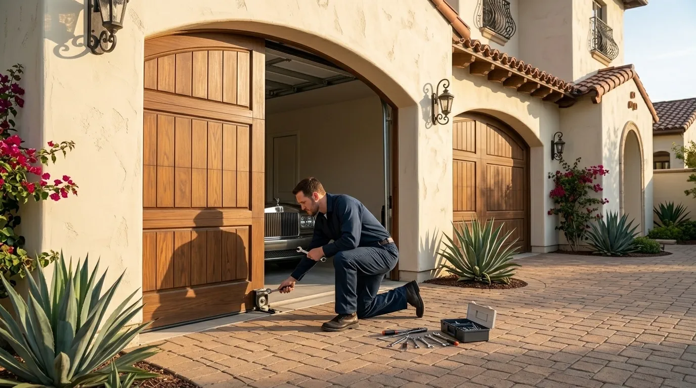 Garage door service in Redmond, WA