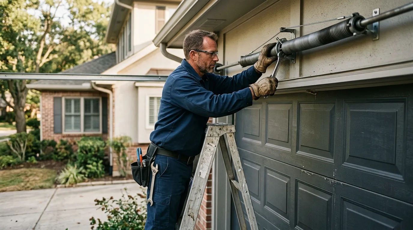 Garage door service in Redmond, WA