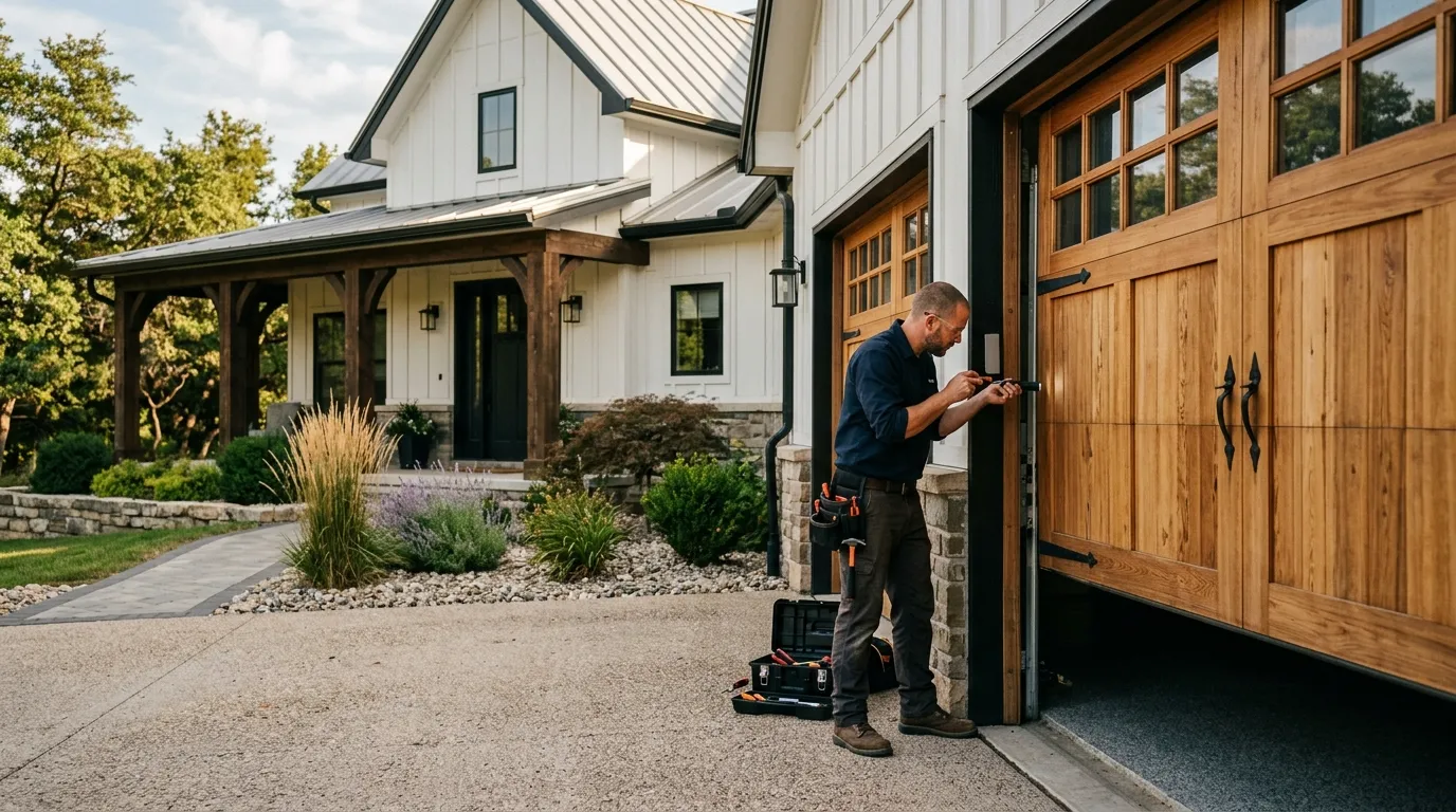 Garage door service in Redmond, WA