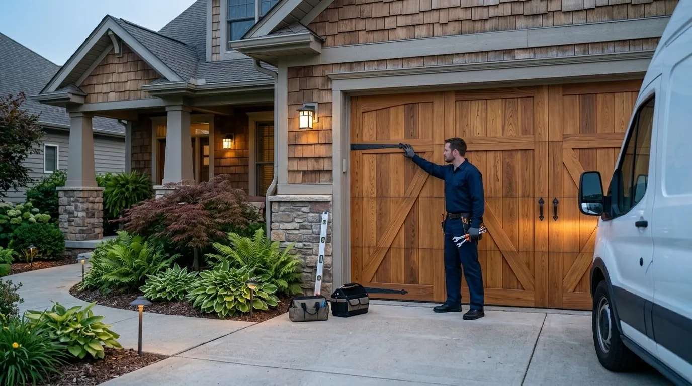 Garage door service in Redmond, WA