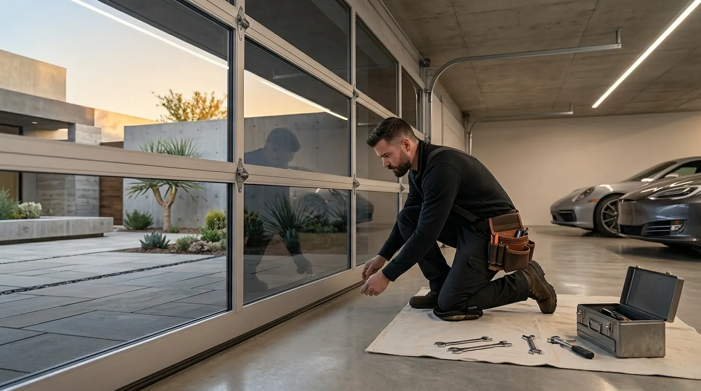 Garage door service in Redmond, WA
