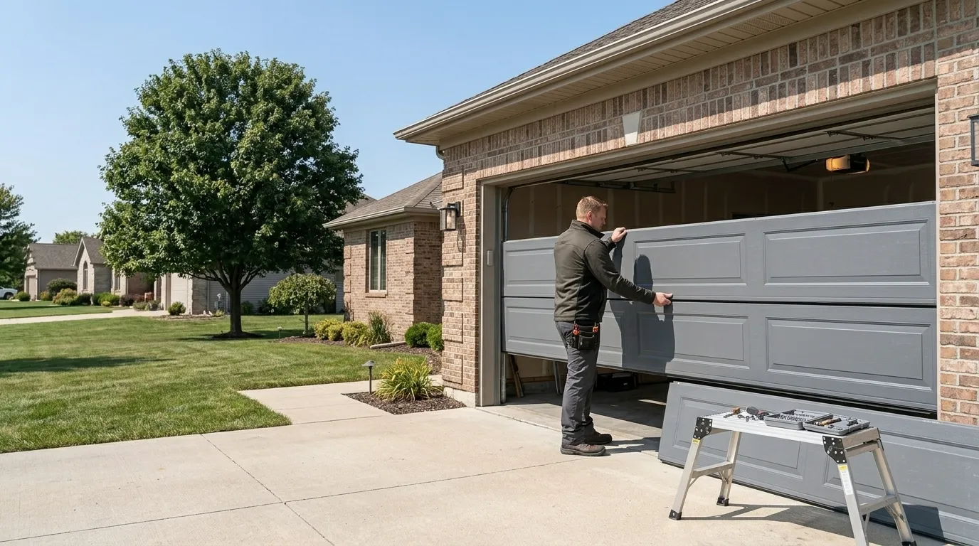 Garage door service in Redmond, WA