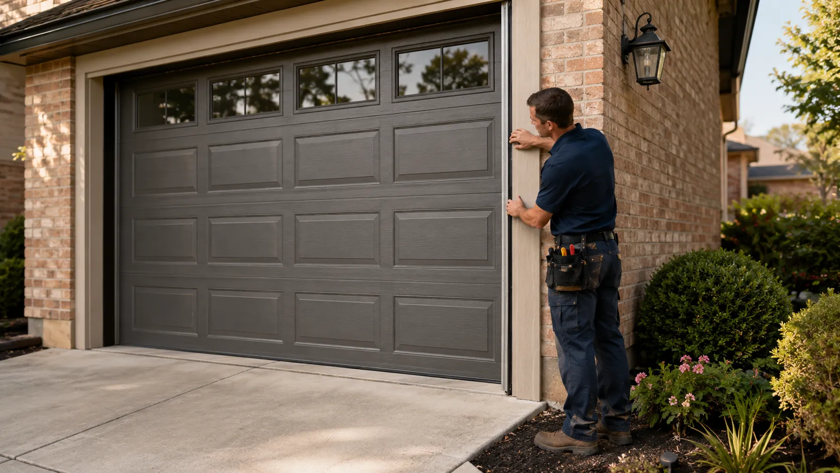 Garage door service in Redmond, WA