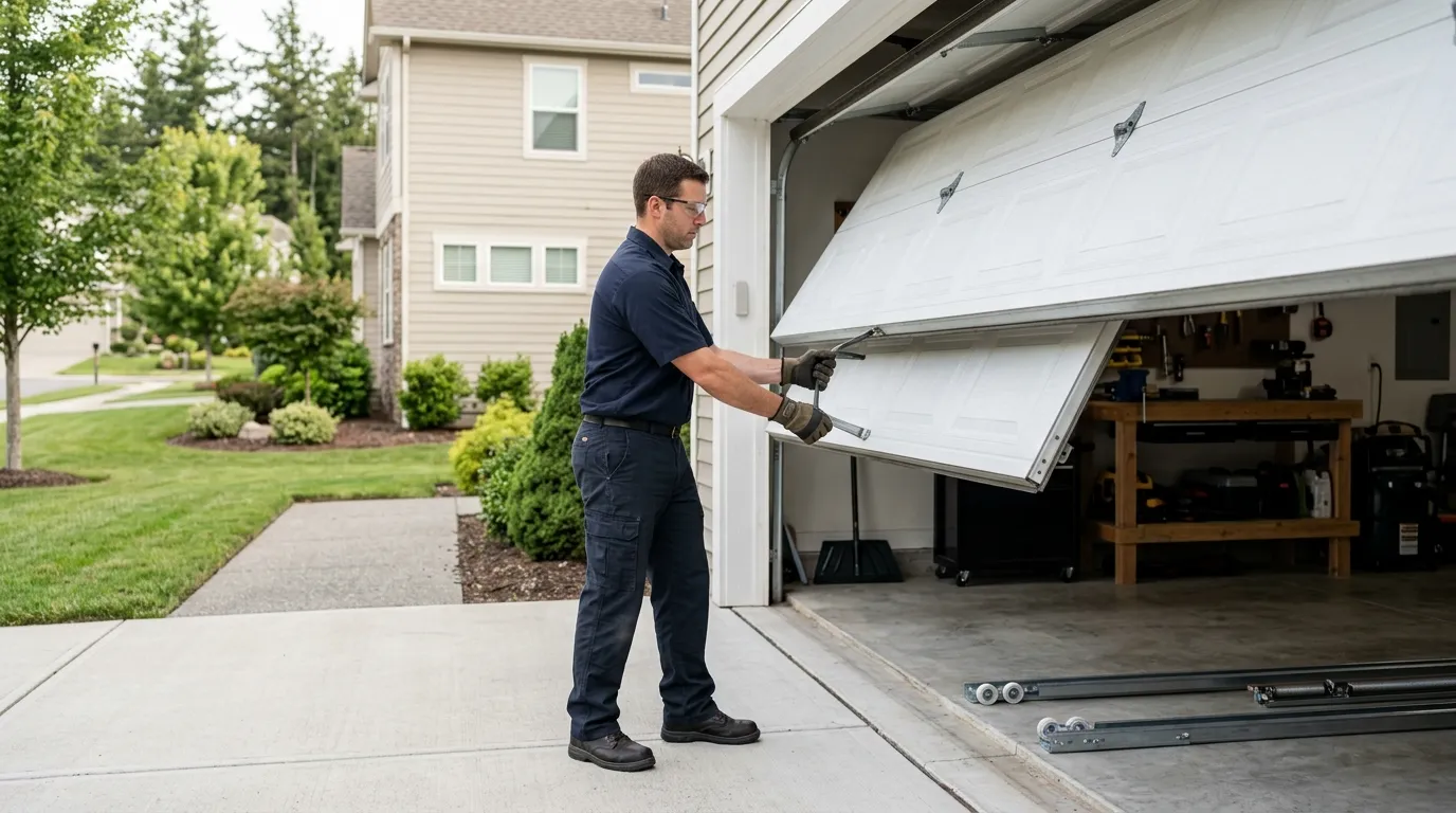 Same-day garage door service by Redmond Garage Door Pros in Redmond, WA
